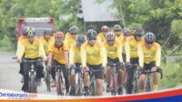 Diakhir Jabatan, AKBP Syamsu Ridwan Ajak Gowes Bhayangkara Bicycle Bulukumba