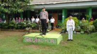 Jadi Pembina Upacara di sekolah, Kasat Binmas Sampaikan Bahaya Narkoba ke Pelajar