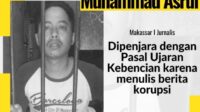 Komite Keselamatan Jurnalis Kecam Pemidanaan Jurnalis Muh Asrul dengan UU ITE