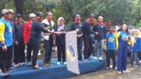 Nurdin Abdullah dan Iqbal Suhaeb Hadiri ki Peletakan Baru Pertama Gedung Education Center Fisip Unhas