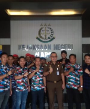 DPC Garda Nusantara Audience ki ke Kantor Kejaksaan Negeri Maros