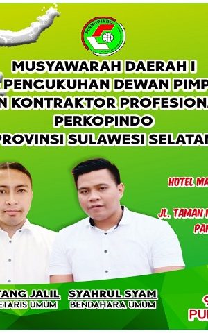DPD Perkopindo dan Pertapin Sulsel Gelar Workshop dan Pelantikan Pengurus