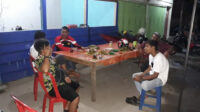 Kapolsek Masamba Menyampaikan Pesan-pesan Kamtibmas pada Warga, Saat Giat Penggalangan