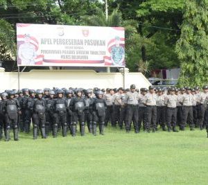 Pasukan Pengamanan Pilkades Disebar mi ke 64 Desa