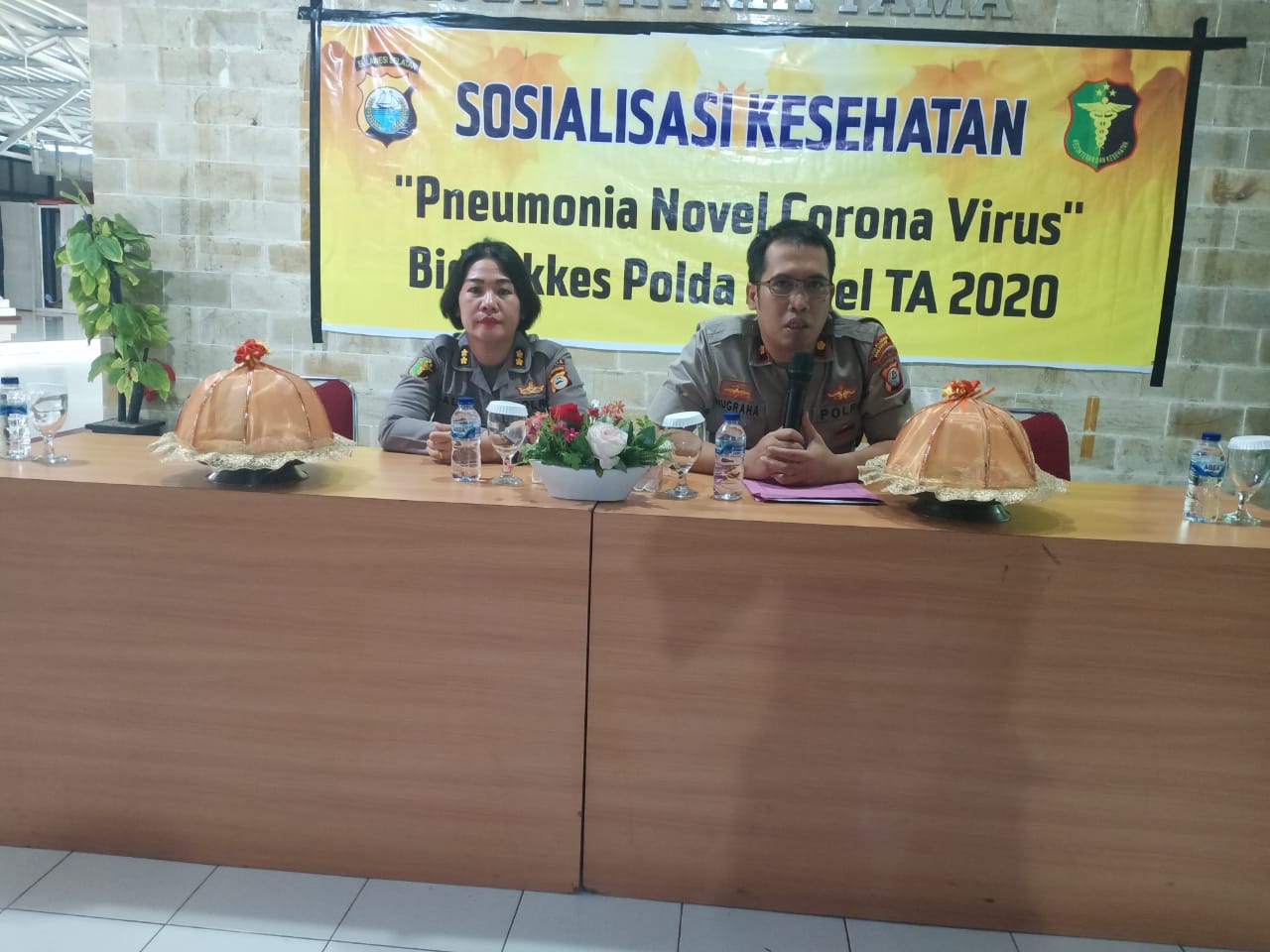 Antisipasi Penyebaran Virus Corona, Bid Dokkes Polda Sulsel Gelar Sosialiasi di Polres Pelabuhan
