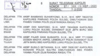 Gerbong Mutasi kembali Terjadi, Kapolres Luwu Bakal Bergeser ke Wilayah Pinrang