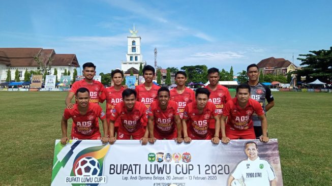 Kandaskan ki MTH Lutim, HMR FC Sidrap Melaju ke Babak 8 Besar