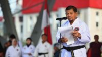 Minggu Pagi, Iqbal Suhaeb Bakar ki Semangat Ratusan Karatedo