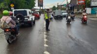 Pelayanan Prima pada Pengguna Jalan, Satlantas Polres Gowa Pengaturan Arus Lain