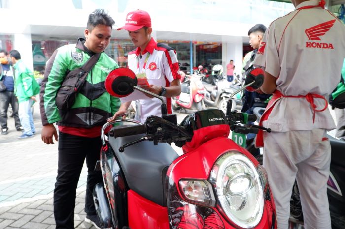 Perkenalkan Layanan Honda Care, Astra Motor Makassar Beri Diskon Khusus Mitra Grab