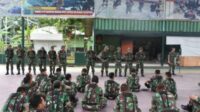 Personil Korem 141/Tp Uji ki Protap Penanggulangan Bencana