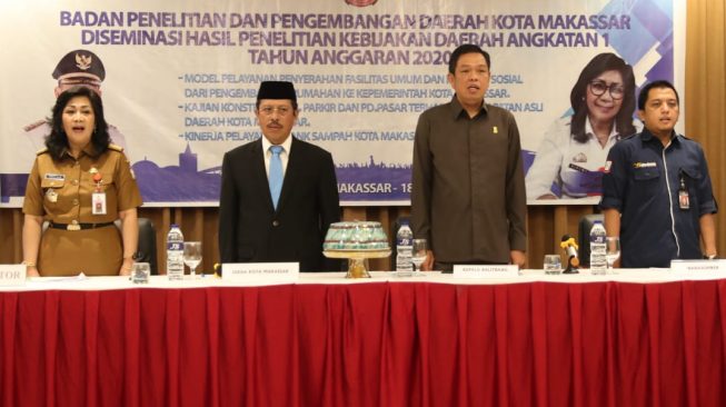 Sekda Makassar Apresiasi ki Atas kegiatan Diseminasi Hasil Penelitian