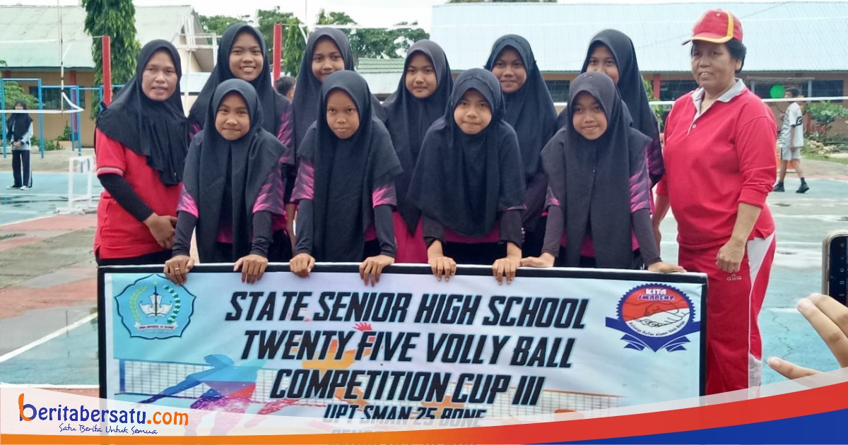 Volly Ball Competition Cup III SMAN 5 Bone, MTsN 3 Kalahkan SMPN 3 Bengo