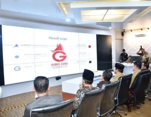 Adnan Purichta Ichsan Launching Logo Baru Humas Pemda Gowa