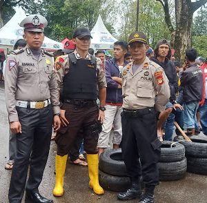 Antisipasi Kemacetan, Satlantas Polres Gowa Melaksanakan Pengamanan Jalur di Sirkuit Road Race Kota Bunga Malino