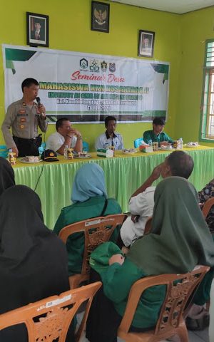 Ini Pesan Kapolsek Alla Polres Enrekang Saat Hadiri Seminar KKN IAIN Palopo