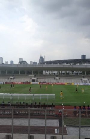 Kondisi Stadion Madya Saat PSM Menjamu Kaya FC