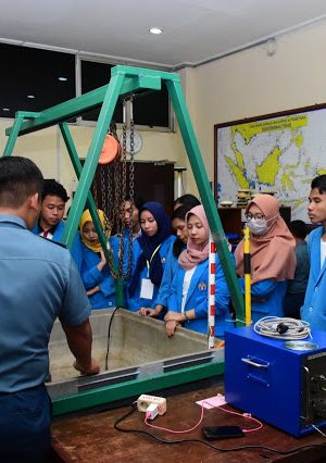 Pelajari Sistem Pembuatan Peta Laut Indonesia, Mahasiswa ITN Malang Kunjungi Pushidrosal