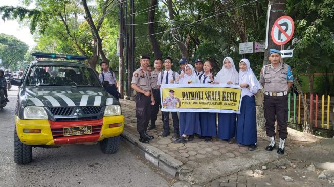 Personil Polsek Tamalanrea Laksanakan ki Patroli Sekolah