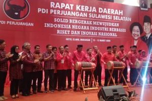 Tiga Balon Walikota Makassar “Cari Muka” di Rakerda PDIP